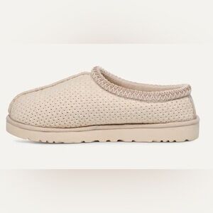 NIB UGG Men’s Tasman Flecked Knit Cream Slippers in size Men’s 13